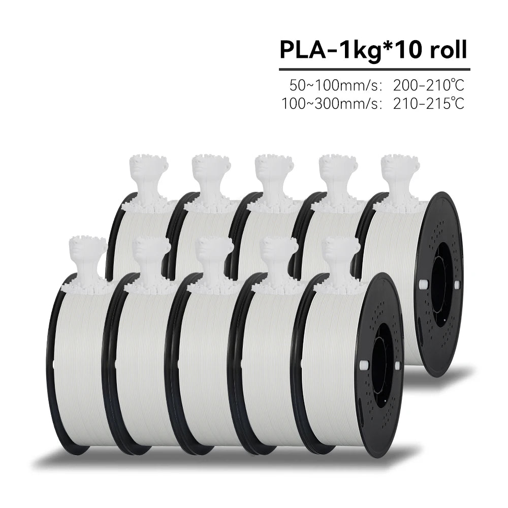 KINGROON 5/10KG PLA Filament 1.75mm Eco-Friendly Good Toughness Printing Filaments For FDM 3D Printers Material Free Shipping