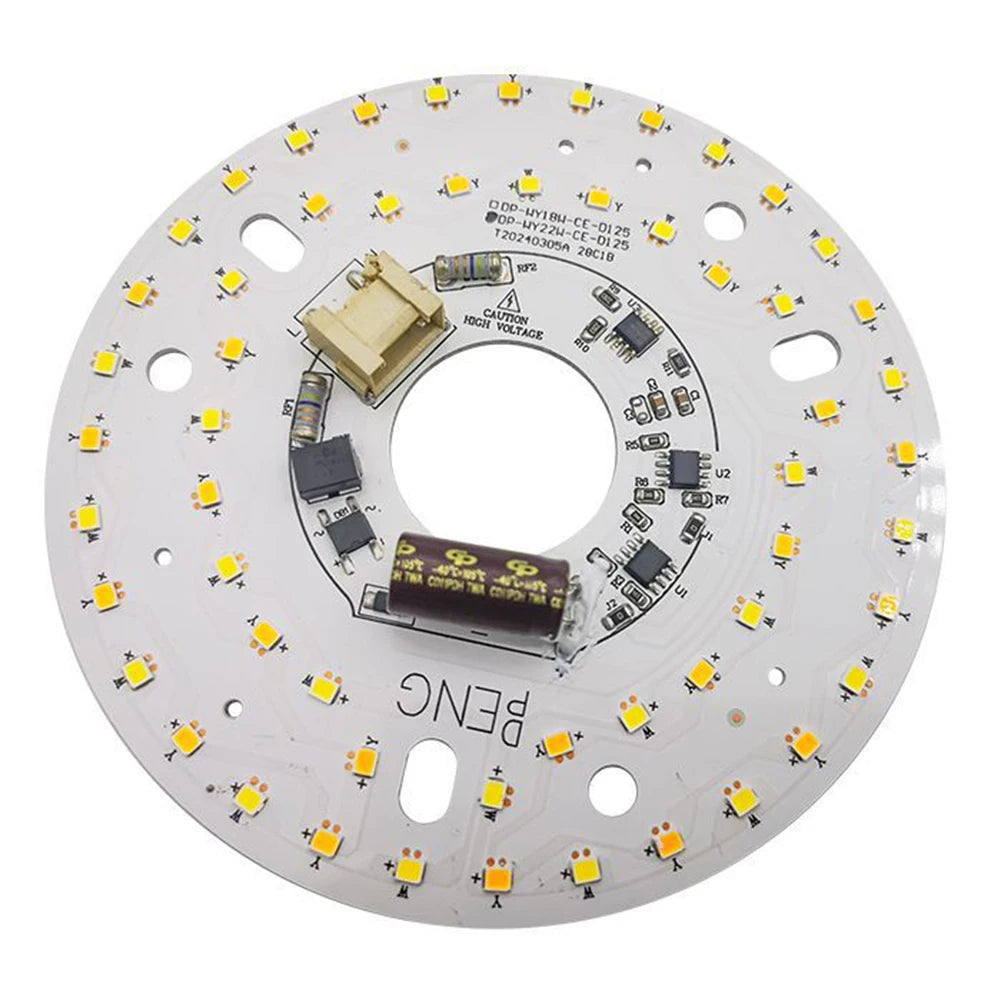 3.9/4.9/6.2 Inch 3000/4000/5000K Ceiling Fan Light Retrofit Kit Ceiling Flush Light Replacement Panel Pendant Light Round Panel