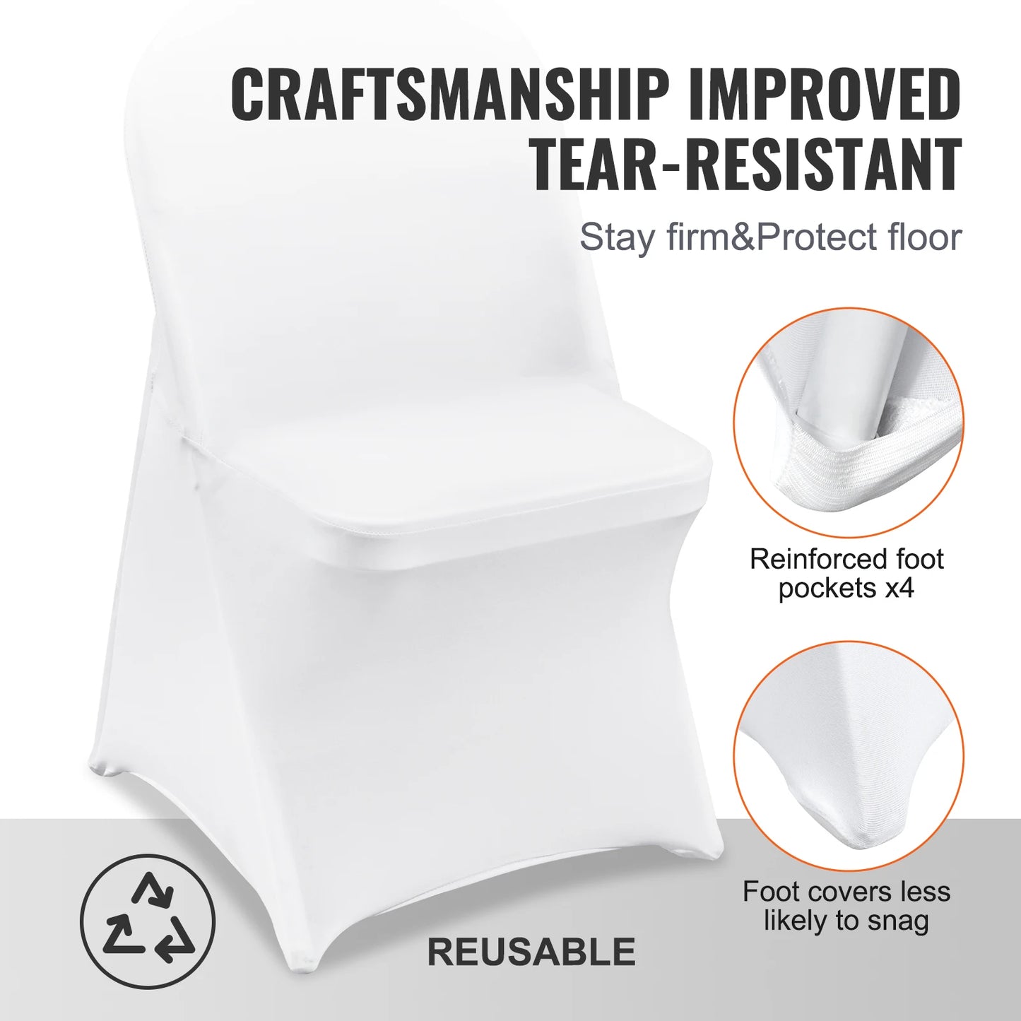 SucceBuy 12 30Pcs Wedding Chair Covers Spandex Stretch Slipcover for Restaurant Banquet Hotel Dining Party Universal Chair Cover