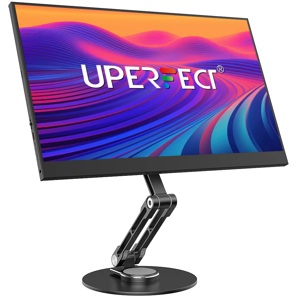 UPERFECT UStand Monitor Stand VESA Mount for 12"-22 Inch Screen Free-Standing Monitor Riser with 360° Rotation Height Adjustable