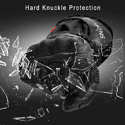 Motorcycle Heated Gloves Battery Powered Moto Guantes Winter Waterproof Riding Gloves Outdoor Keep Warm Guantes Para Moto