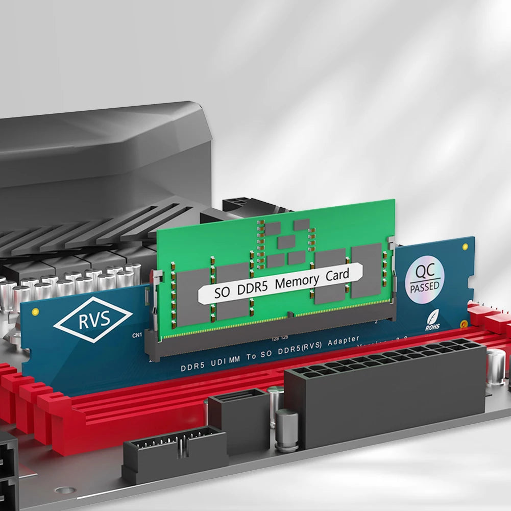 Laptop SO DDR5 RAM To Desktop DDR5 U-DIMM Adapter Overcurrent Protection Memory Card Converter DDR5 Memory RAM Adapter Card