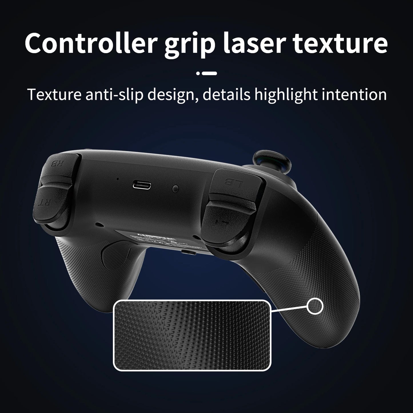 ANBERNIC RG P01 Gamepad Wireless Gaming Controller Hall Trigger Joystick Macro Key RGB Breathing Light For Switch PC Android IOS