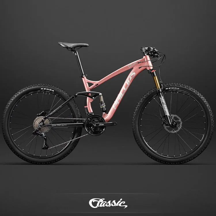 24/26/27.5 inch Mountain Bike Downhill Mountain Bicycle 27/30/33 Speed Soft Tail Full Shock Absorption Bicycle