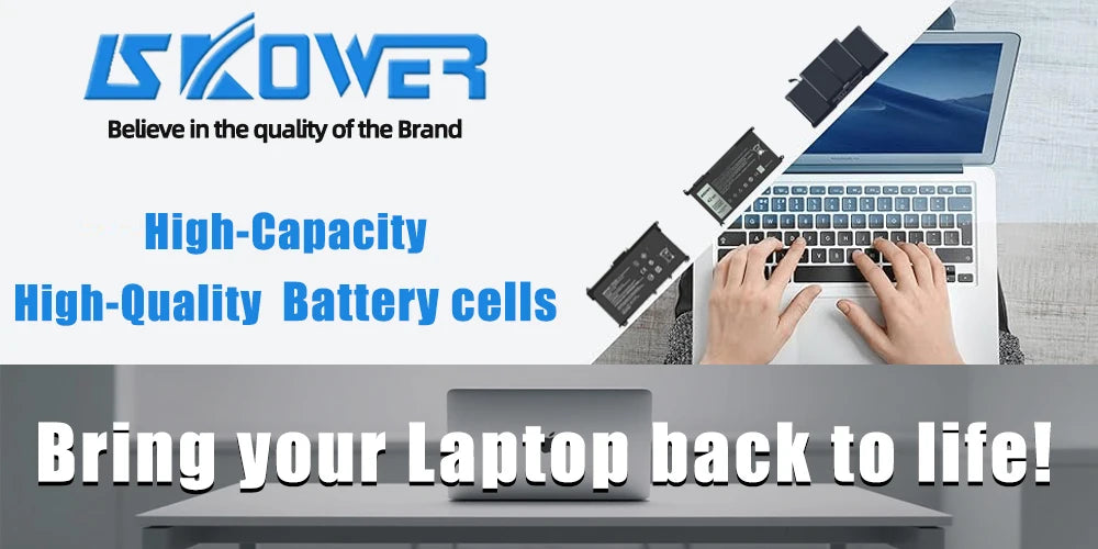SKOWER 42Wh WDX0R Battery 3CRH3 for Dell Inspiron 13 5000 7000 7580
