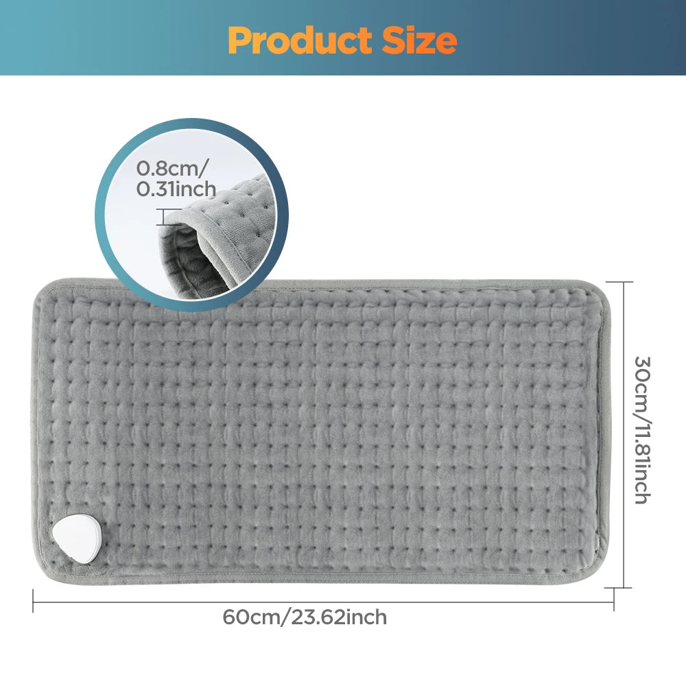 Heating Foot Massager Infrared Therapy Back and Neck Massage Mat Electric Blanket Natural Jade Stone Thermal Cushion Pain Relief