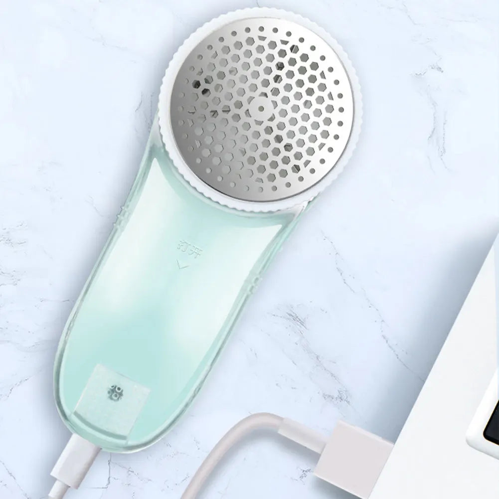 Electric Lint Remover USB Operated Clothes Bobble Fluff Shaver 850mAh Electric Fur Defuzzer Household Cleaning Tool