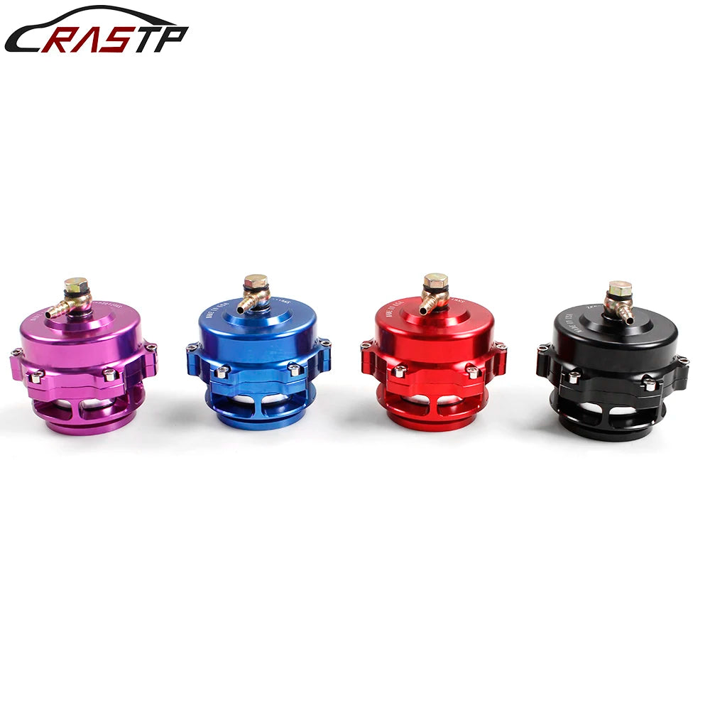 RASTP-High Quality Tial style 50mm Blow Off Valve CNC BOV Genuine with v-band Flange with logo RS-BOV027
