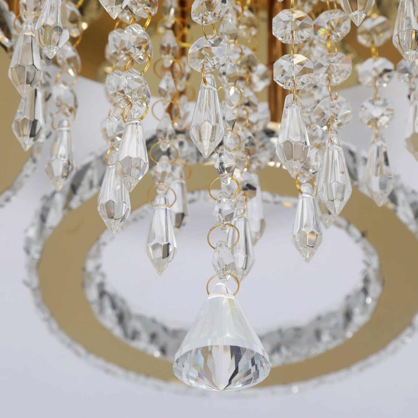 Modern Crystal Ceiling Chandelier Lamp for Living Room Pendant Light Home Art Decora Lustre Ceiling Luminaire For Dining Bedroom