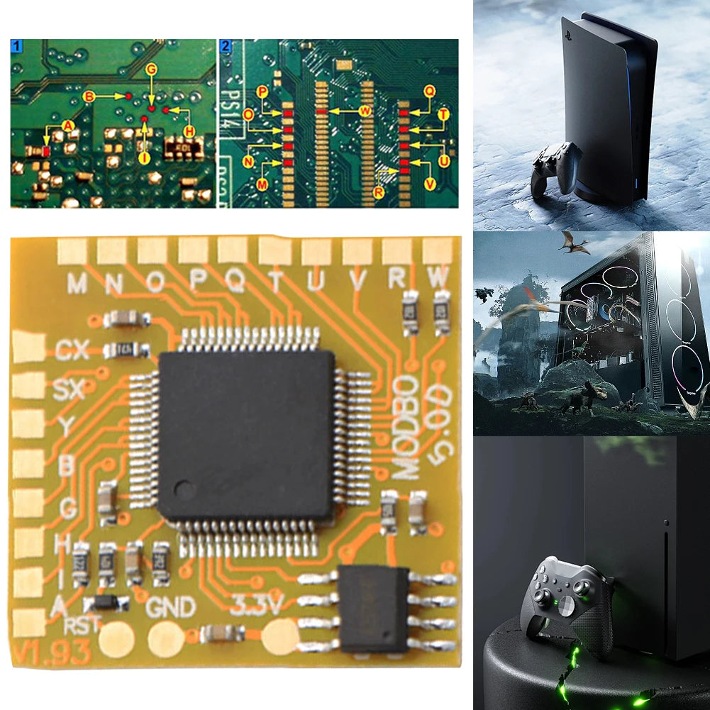 1 PC For PS2 Modchip FMCB Function Game Console Chip Direct Read Hard Drive Host Game Console Chip for PS2 5.0 for PS2 Host Chip