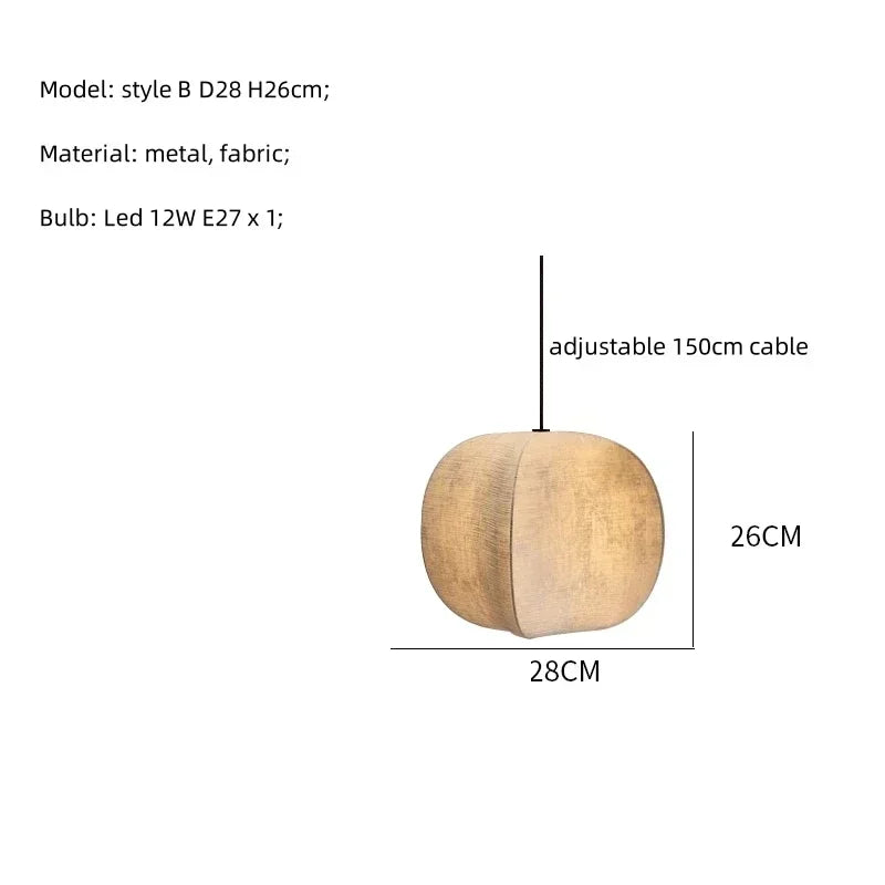 Nordic E27 Led Pendant Lights Wabi Sabi Dining Room Led Hanging Lamp Bar Suspend Light Fixture Lustre Luminaria Home Light