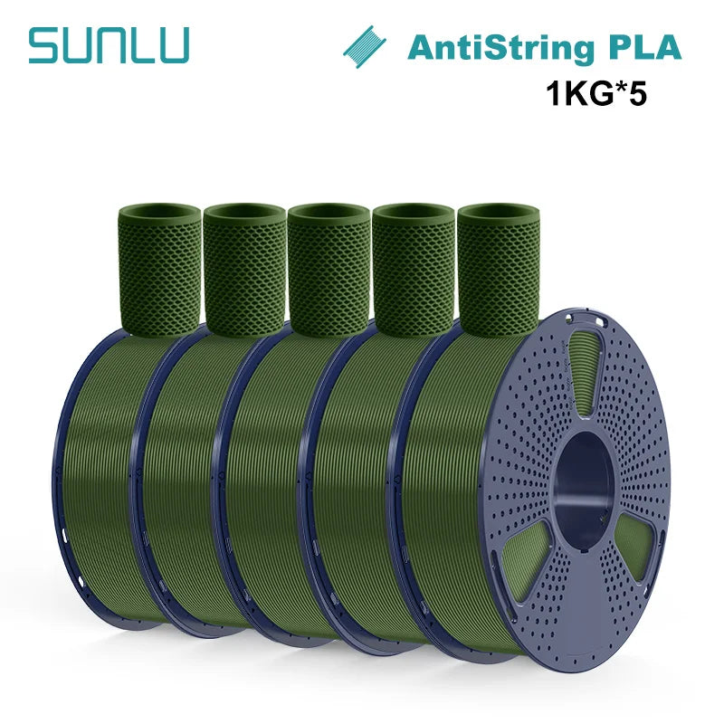 SUNLU 5KG 3D Filament PLA+/PLA+2.0/AntiString PLA /PLA Meta/High Speed PLA Filamnet 1.75mm 1KG Filament for 3D Printer& 3D Pen