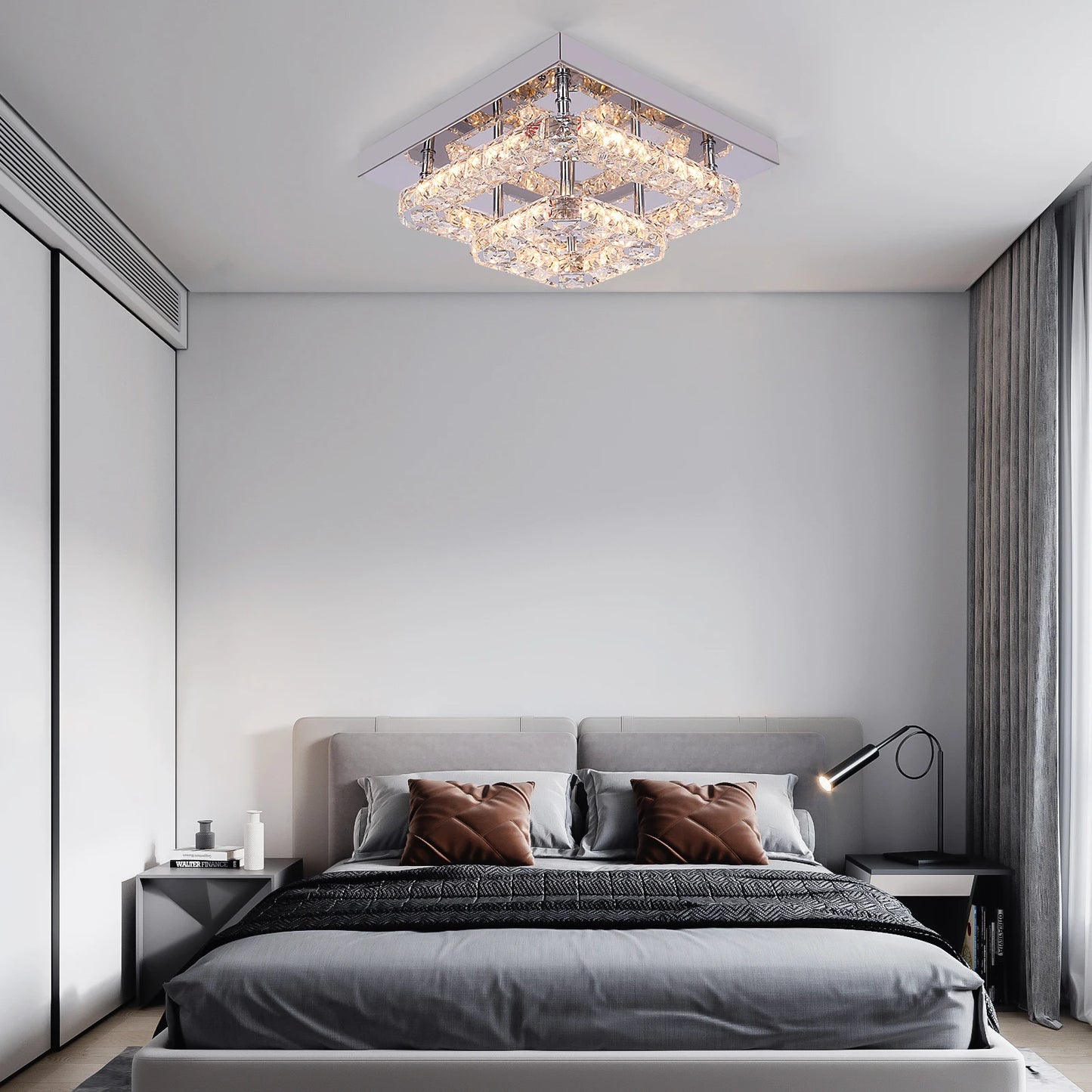 Vetrulus Crystal Chandelier Luxury Living Room Bedroom Ceiling Lights Led Kitchen Light Hanging Lamps Lustre Dining Decorative