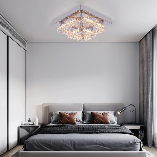 Vetrulus Crystal Chandelier Luxury Living Room Bedroom Ceiling Lights Led Kitchen Light Hanging Lamps Lustre Dining Decorative
