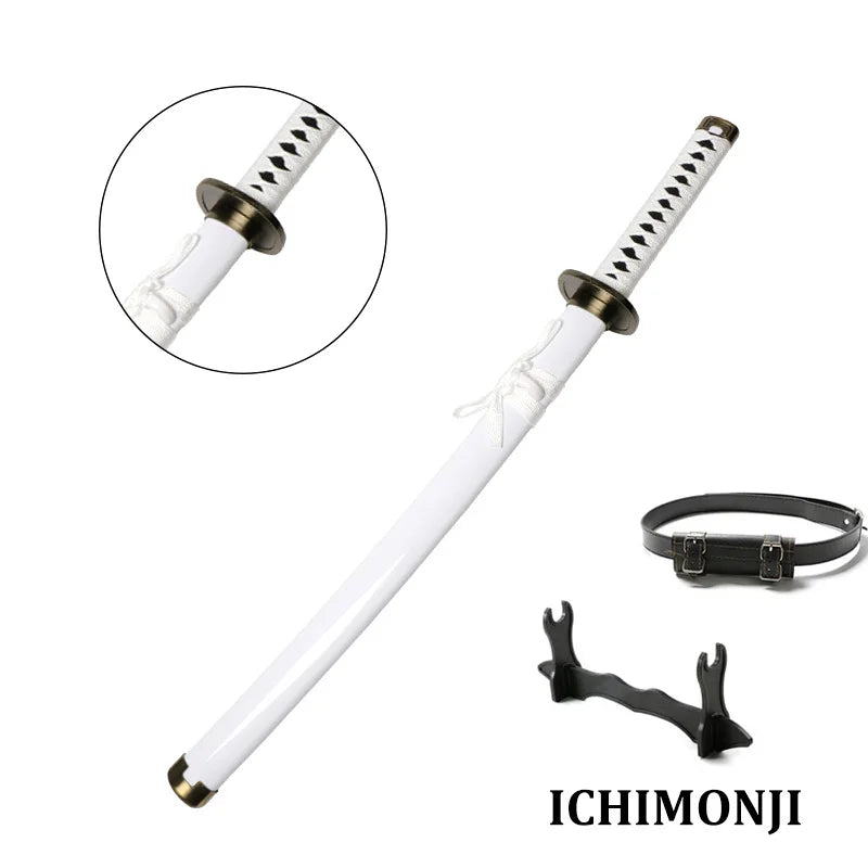 80cm/31.5"Roronoa Zoro Katana Anime Sword  Cosplay Weapons Props 3pc Toy Sword Set  Shusui Lchimonji  Sandai Kitetsu