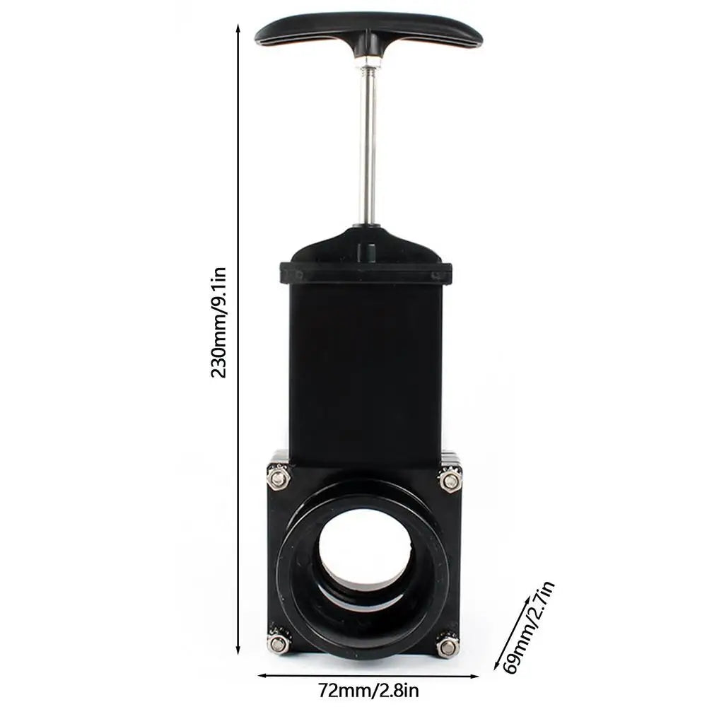 RV Waste Valve 50mm Multifunctional Sewage Valve For Camper Camping Car Replacement Gadgets To Drain Water Waste For Campers