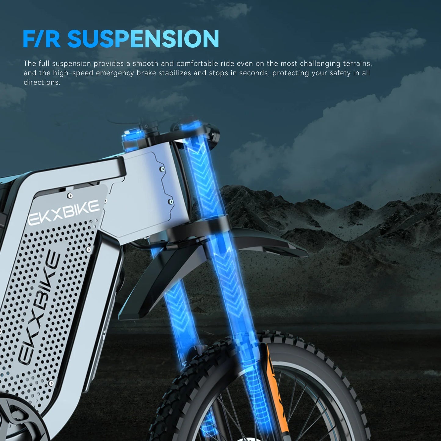 EKX X21 Max Electric Motorcycles Peak 6000W Brushless Gearless Motors 60V30AH Lithium Battery Speed 85Kmh Adult Off Road Ebike