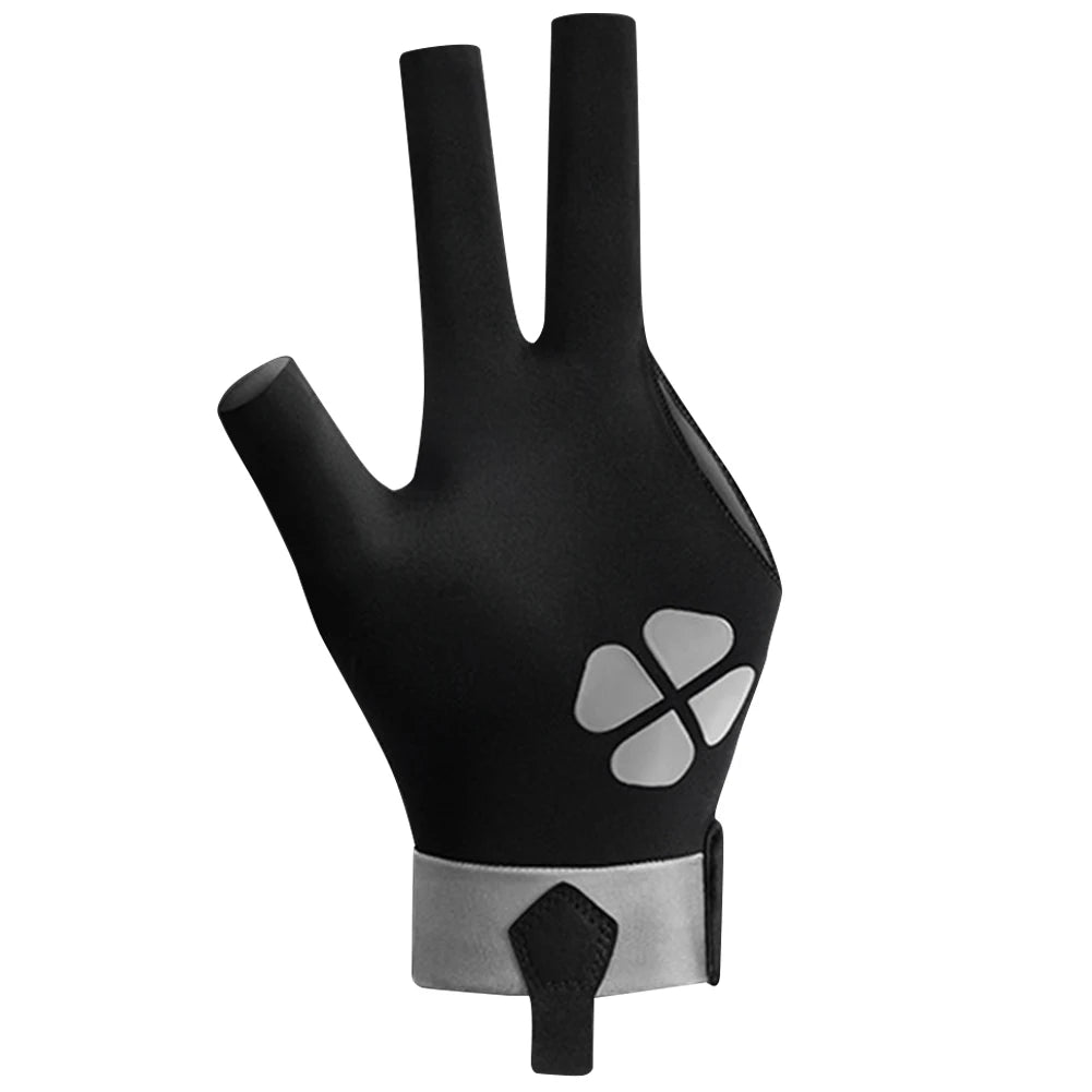 Billiards Glove Left Hand Anti-Slip 3 Finger Snooker Billiard Glove Adjustable Snooker Pool Gloves for Men Billiard Accessories