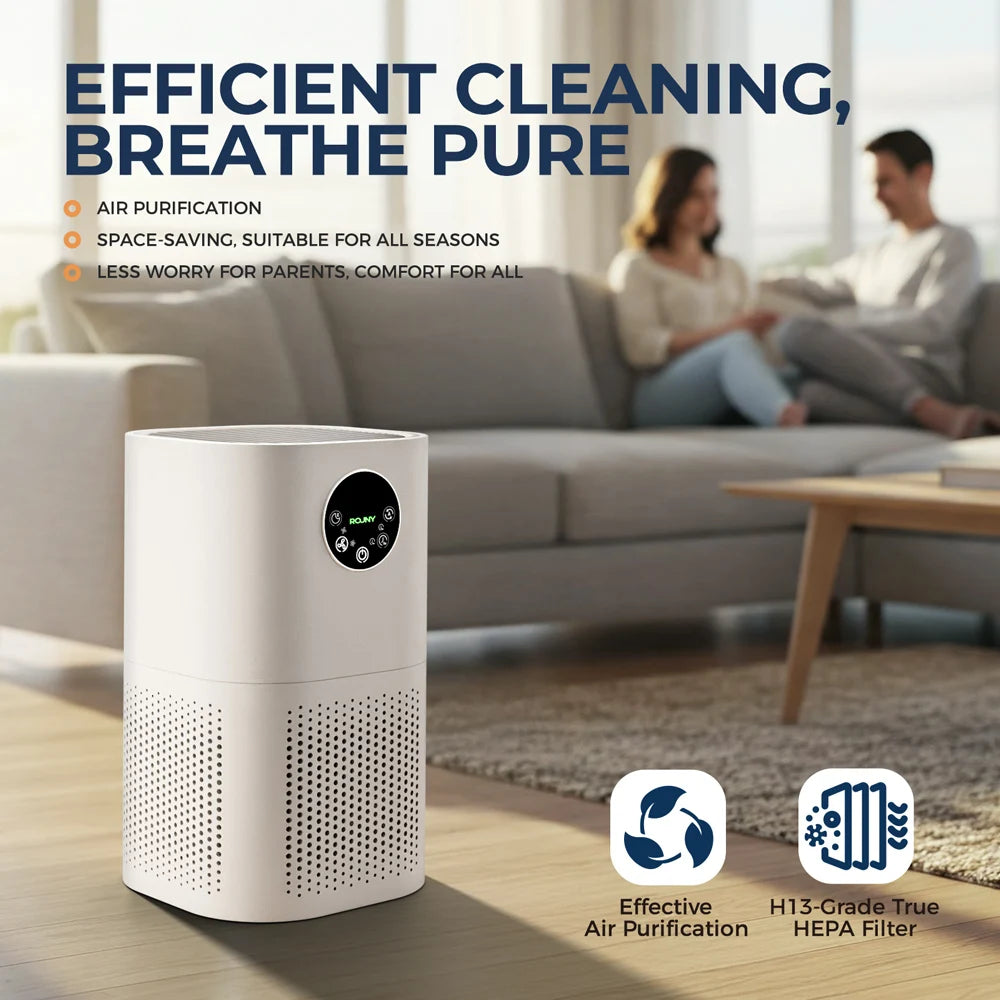 Air Purifier with H13 True HEPA Filter for Home Allergies and Pets Hair, Smokers in Bedroom