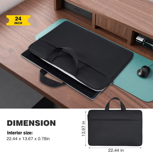 UPERFECT Laptop Sleeve Bag 22inch For Monitor Notebook Tablet With Large Capacity Durable Handle-Waterproof Accessory Storage