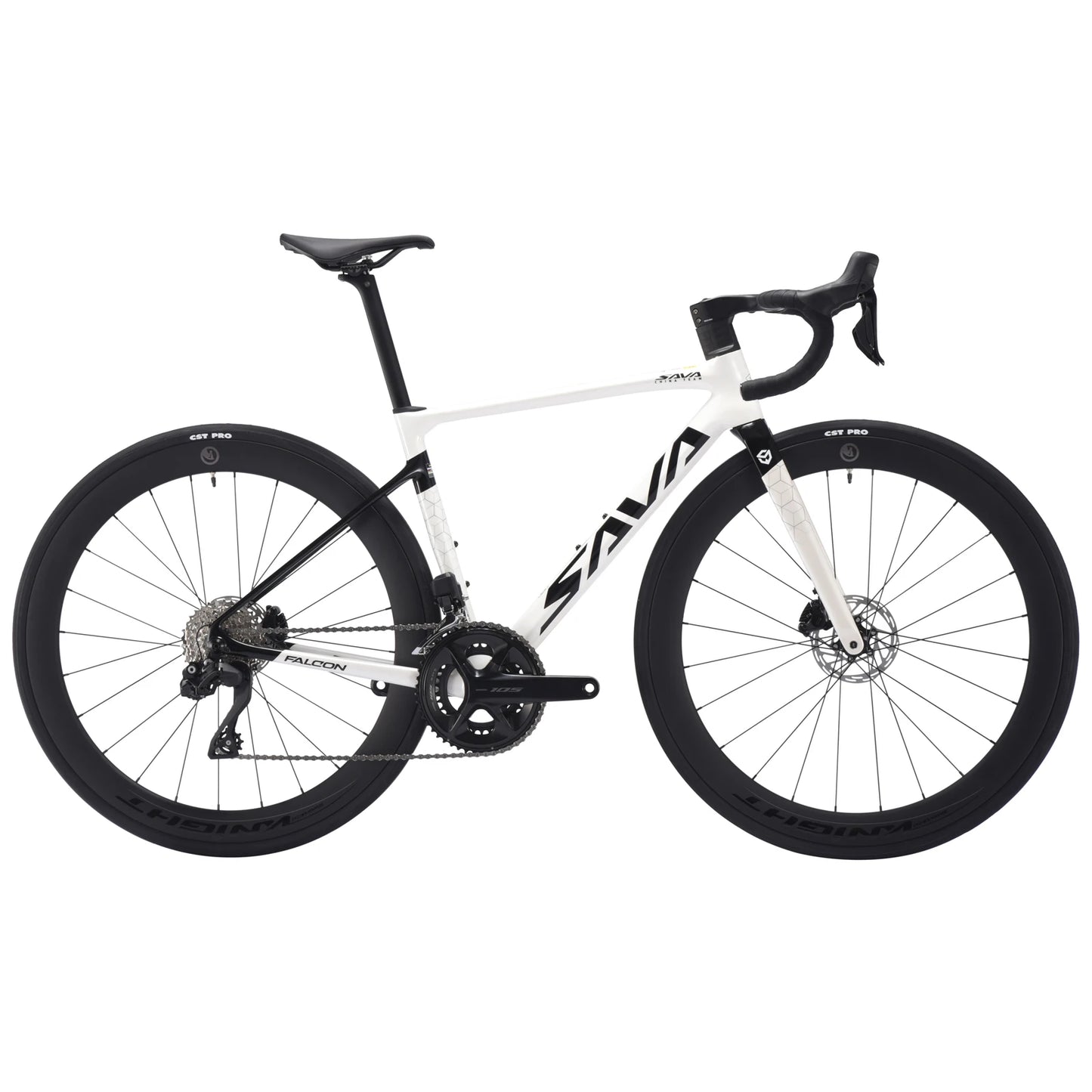 SAVA C7 Racing Team Full Carbon Fiber electronic shifting Road Bike 24-speed with SHIMAN0 7170 DI2 Kit, UCI Approved