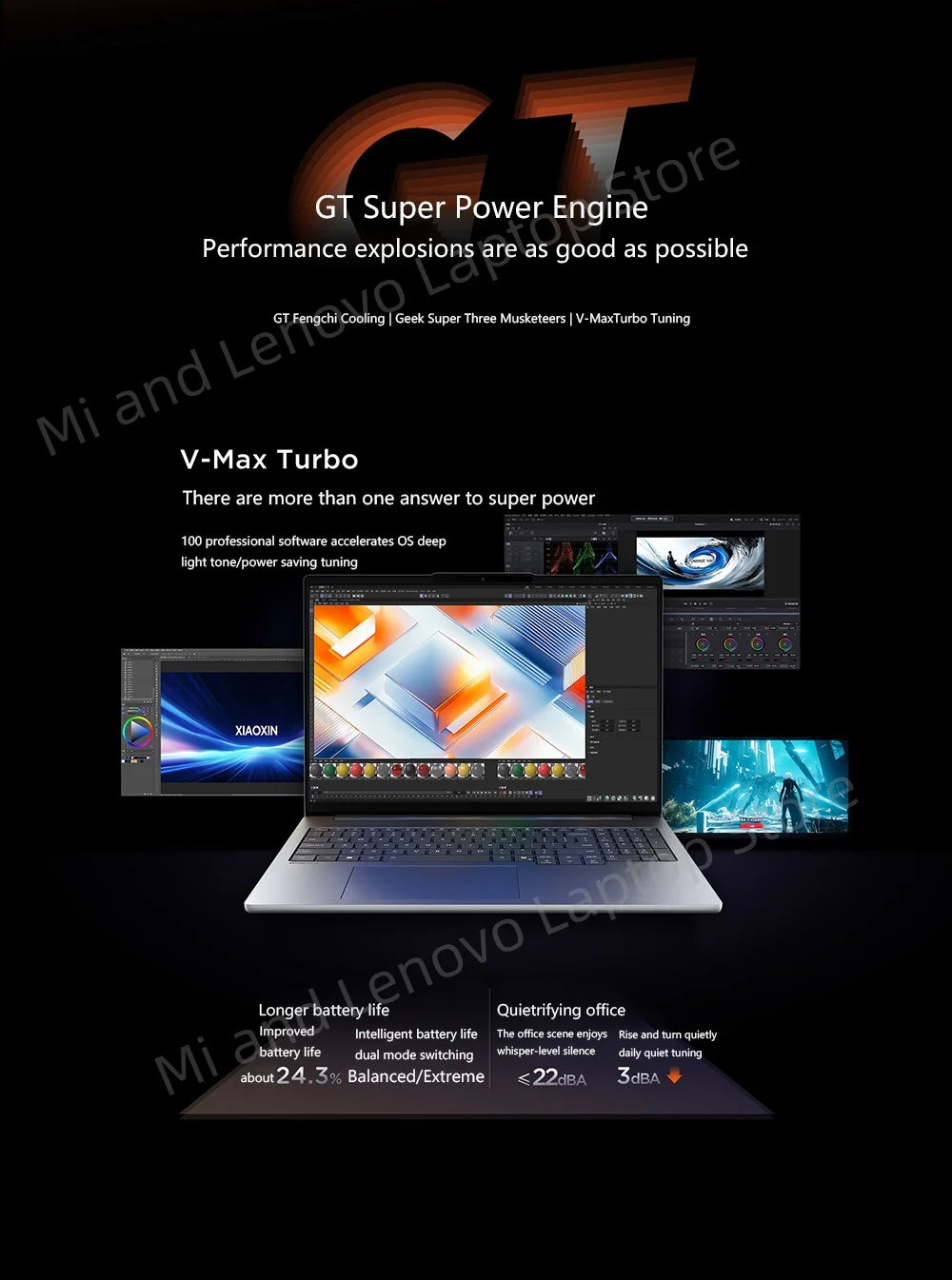 Lenovo Xiaoxin Pro 16 2025 GT AI 7 H 350/AI 9 H 365 16inch 32GB 1TB 2.8K 120Hz OLED Grey
