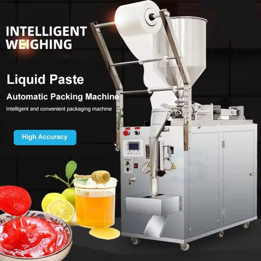 Automatic Pouch Ketchup Pulp Packing Machine - Tomato Paste Filling Sealing Machine, Commercial Food Packaging Equipment