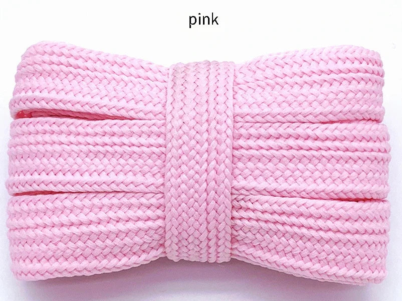 2cm Wider Flat Shoelaces New Casual Sneakers Laces for Shoes Fashion Rope Shoelace 100/120/140/160CM Shoes 1Pair Good