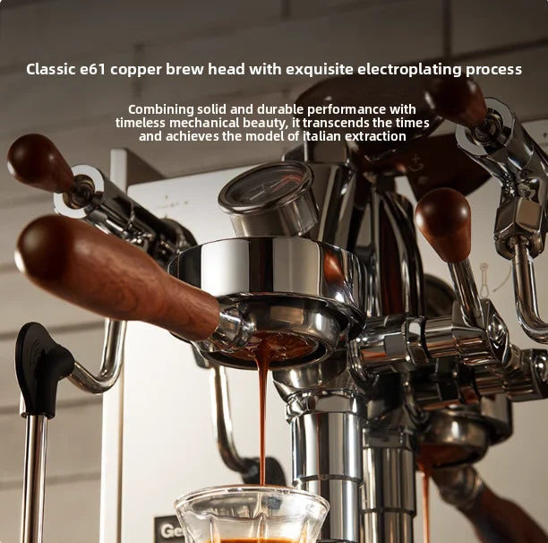 Semi-Automatic Coffee Maker,3035A/B/C Concentration E61 Brewing Head, Semi-automatic Dual Boiler 15 Bar Vibration Pump