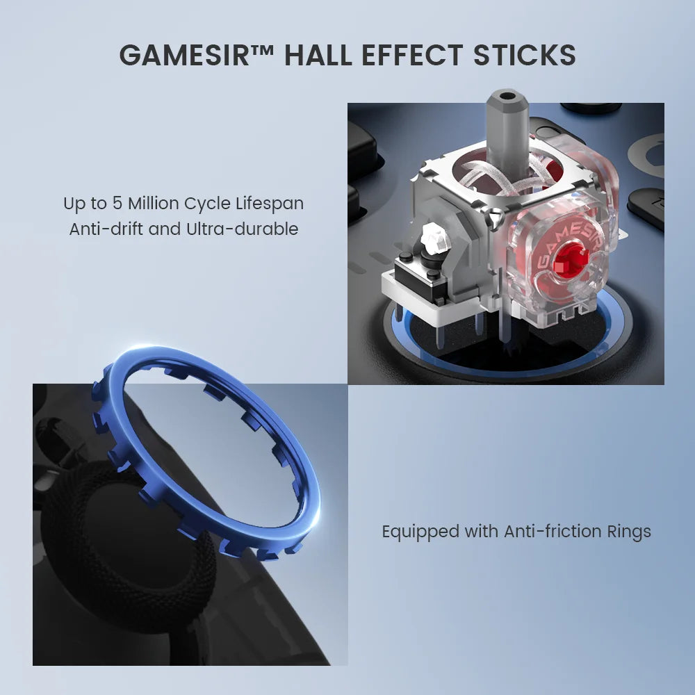 Original GameSir Super Nova Wireless Switch Controller with Charging Station, Hall Effect Joystick for PC Switch Android Phone