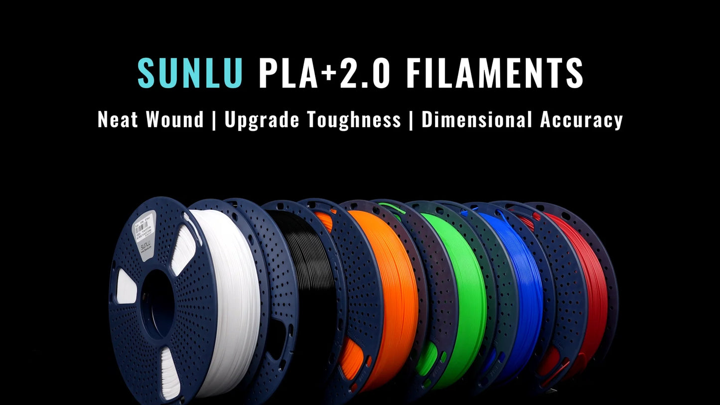 SUNLU 5KG 3D Filament PLA+/PLA+2.0/AntiString PLA /PLA Meta/High Speed PLA Filamnet 1.75mm 1KG Filament for 3D Printer& 3D Pen