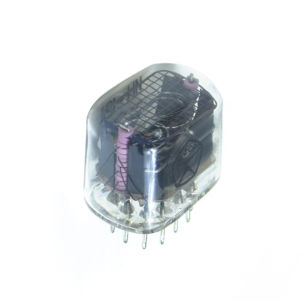 1-6PCS IN-12 Digital Tube with Decimal Point Nixie Glow Tubes Symbol Tube IN12 Nixie Tube Clock Glow Tube for LED Clock DIY Part