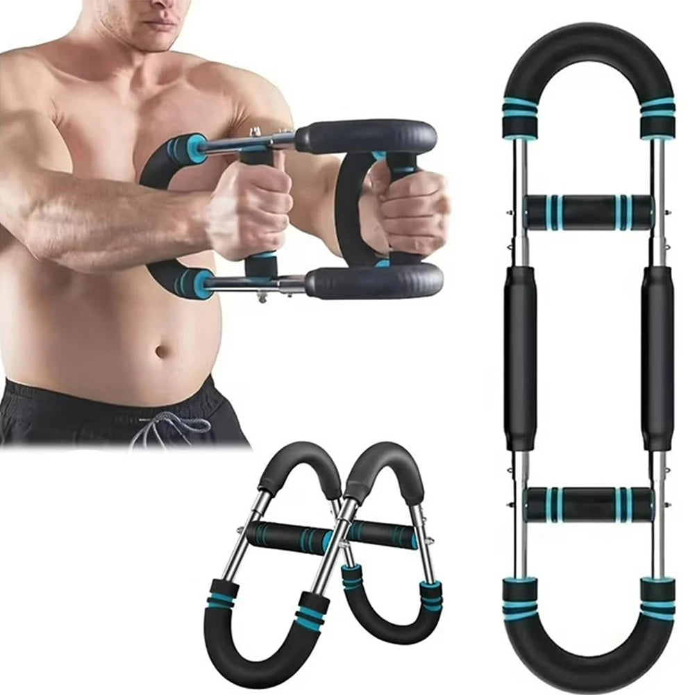 Multifunctional Adjustable U-Arm Chest Expander,Adjustable Twister Arm Exerciser U-Shaped Wrist Strength Trainer Chest Expander