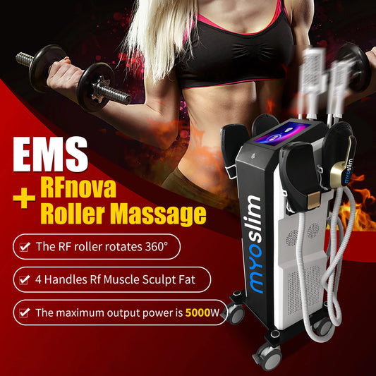 Myoslim Roller Slimming 360Degree Rolling Cellulite Massage Weights Loss Machine Body Muscle body slimming fat removal