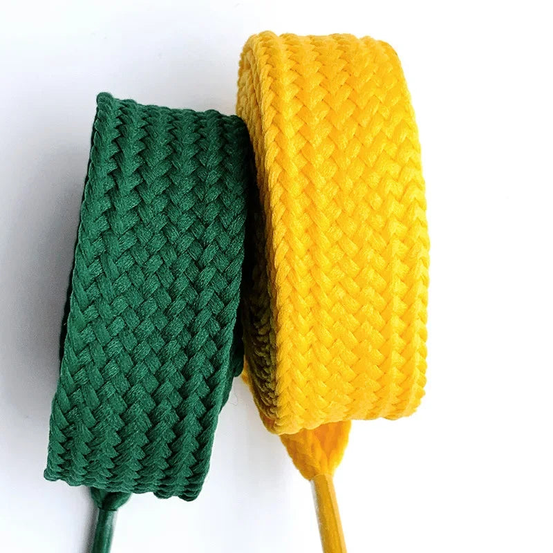 2cm Wider Flat Shoelaces New Casual Sneakers Laces for Shoes Fashion Rope Shoelace 100/120/140/160CM Shoes 1Pair Good