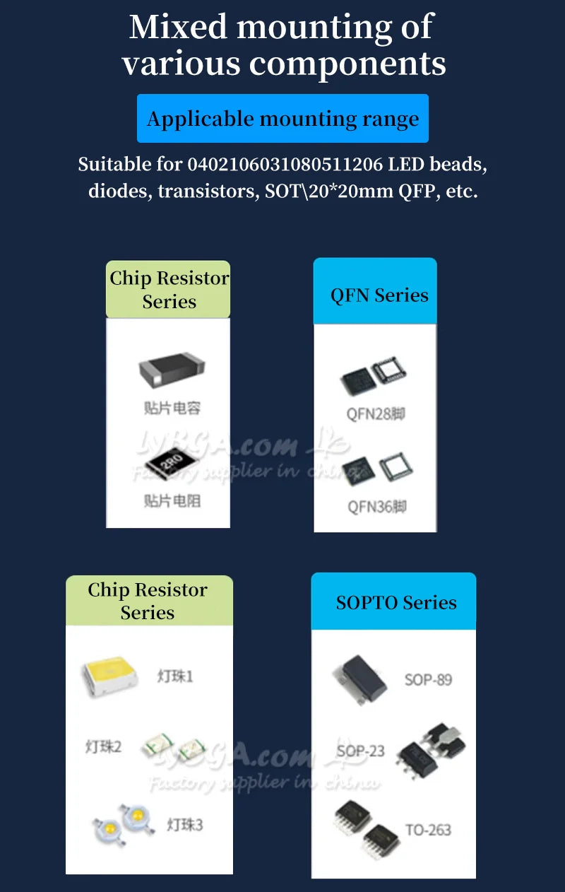 Triple Vision Camera System Desktop Automatic SMT Pick Place Machine Chip Mounter LED SMD Dual Heads Nozzles For PCB Assembly