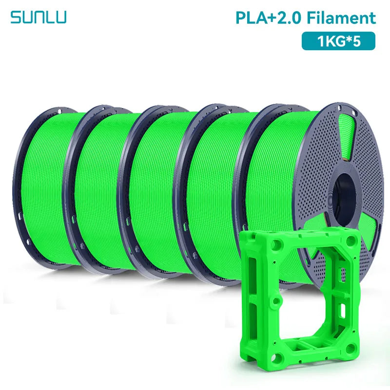 SUNLU 5KG 3D Filament PLA+/PLA+2.0/AntiString PLA /PLA Meta/High Speed PLA Filamnet 1.75mm 1KG Filament for 3D Printer& 3D Pen
