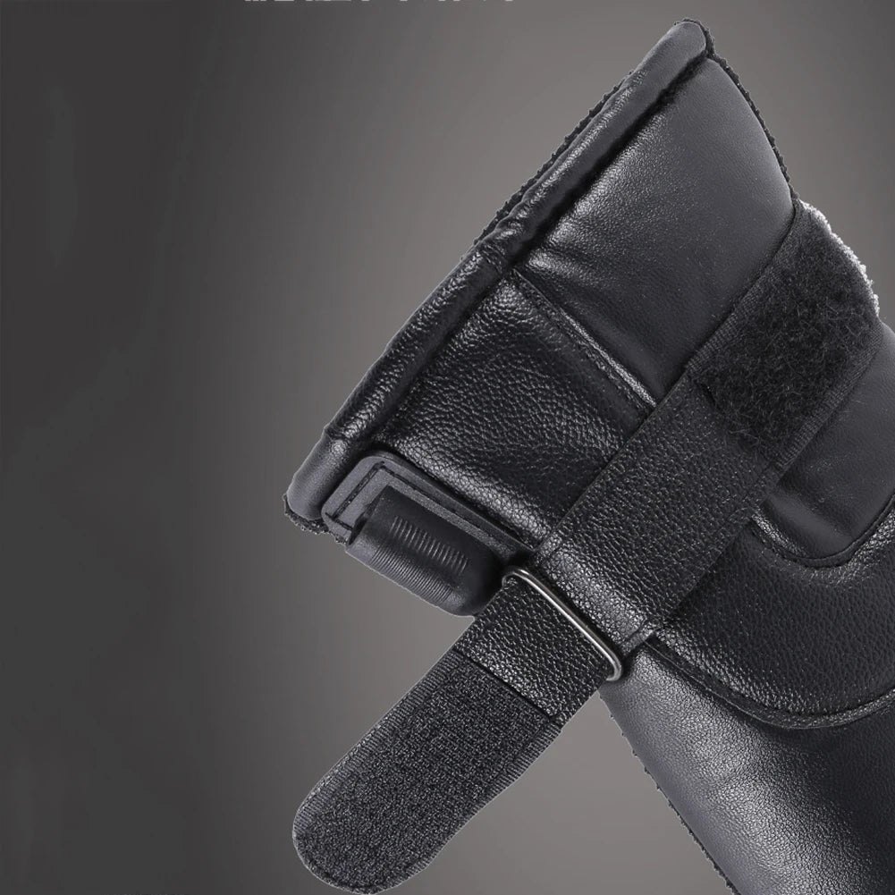 Electric Heating Gloves Men Women Heated Gloves Winter Skiing Snowboarding Can Touch Screen Snow Gloves (Excluding battery)