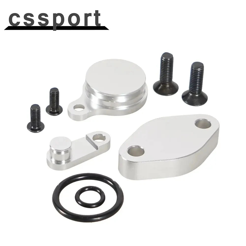 New LS EVAG EGR Engine Valve Block Off Plates Kit Intake Exhaust Manifold Baffle Gasket Set For LS Engine Aluminum Valves Parts