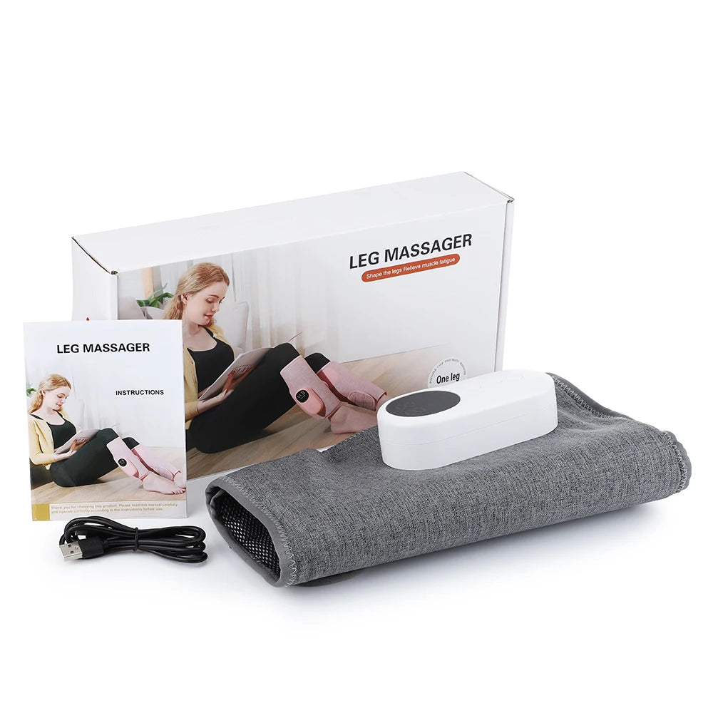 3-modes Air Pressure Calf Massager Electric Leg Massage Device Airbag Air Pressure Massage Leggings Relieve Muscle Soreness