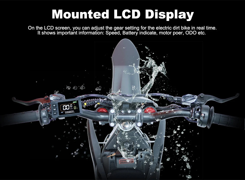 Electric Dirt Bike 3000W  14 mountion ebike Hydraulic Brakes Off-Road Ebike  48V Battery for Age 13+
