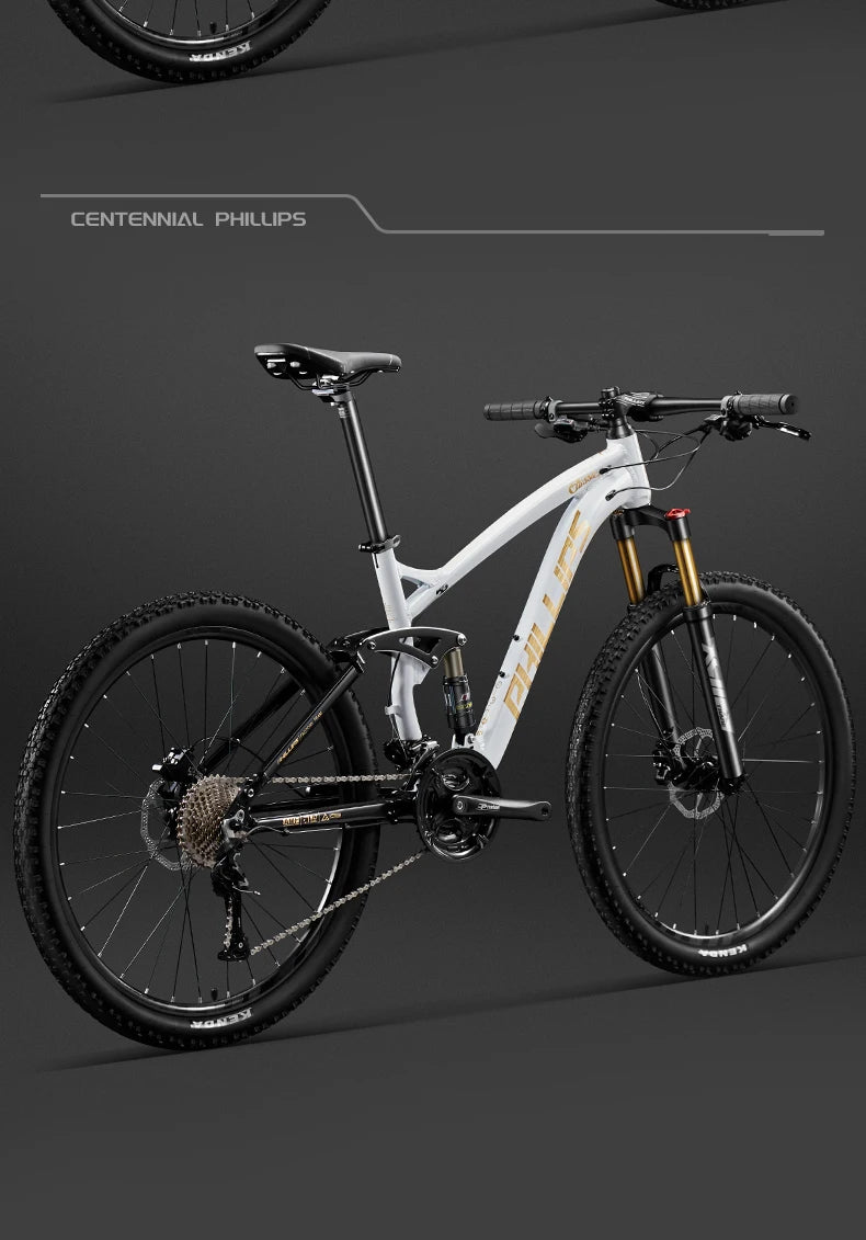 24/26/27.5 inch Mountain Bike Downhill Mountain Bicycle 27/30/33 Speed Soft Tail Full Shock Absorption Bicycle