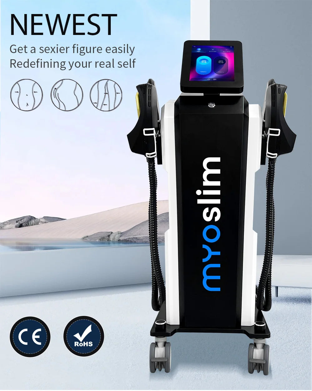 NEW EMS Machines 15  6500w  Body Slimming Nova Fat Burning Muscle EMS S Electromagnetic Stimulate  Pro