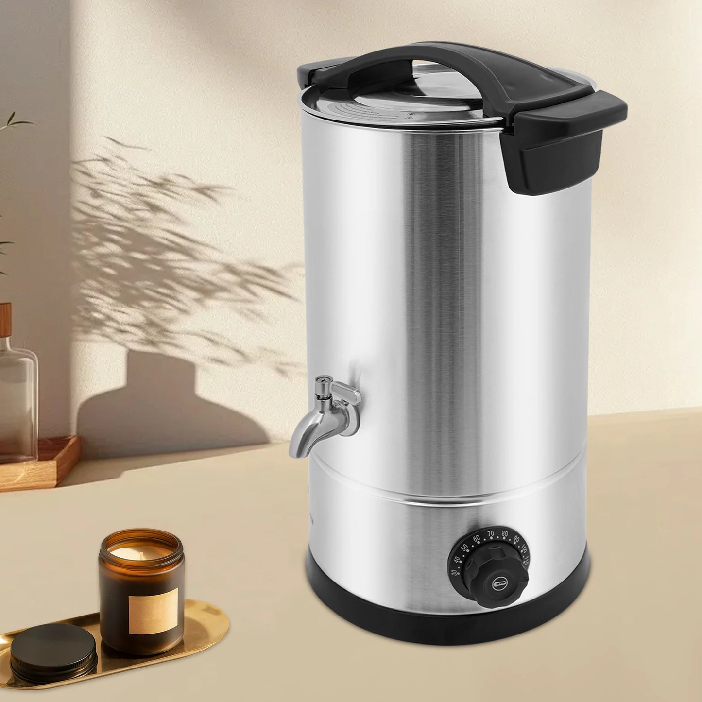 Professional Wax Melting Furnace 8/10/12/15L for Candle Making Repair Large Capacity Easy to Use & Clean