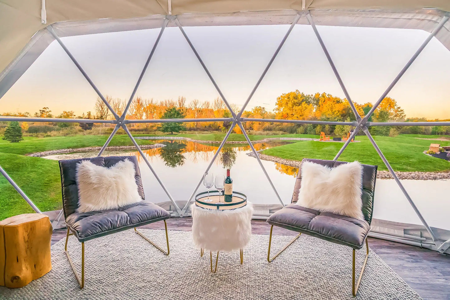 Trade Show Tent 6~9m Diameter Transparent Geodesic Luxury Dome Hotel Manor Tents Hotel Forest Glamping Round Dome Tent Outdoors