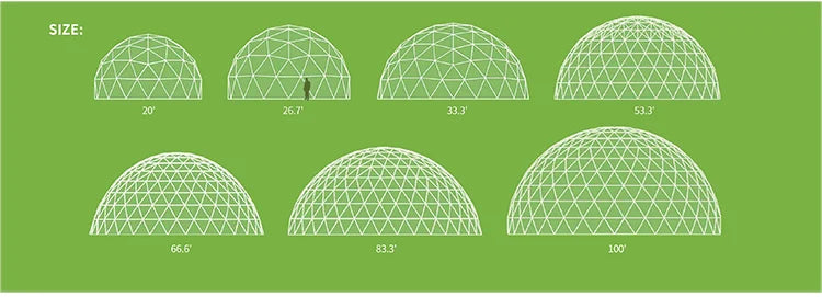 Trade Show Tent 6~9m Diameter Transparent Geodesic Luxury Dome Hotel Manor Tents Hotel Forest Glamping Round Dome Tent Outdoors