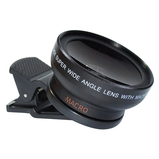 2-In-1 Mobile Phone Lens 0.45X Wide Angle Lens 10X Macro HD Camera Lens Universal for iPhone for Android Phone Len Clip