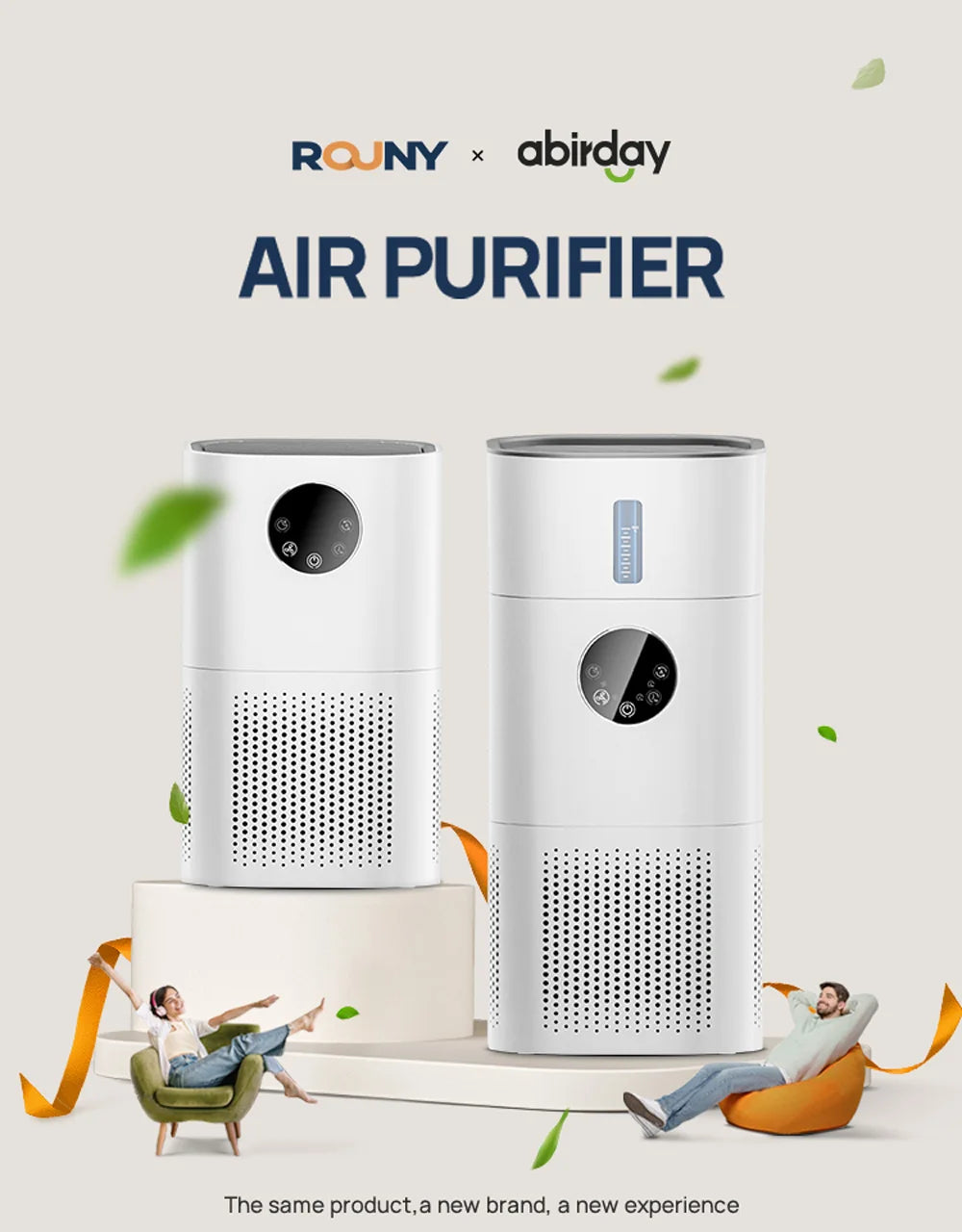 Air Purifier with H13 True HEPA Filter for Home Allergies and Pets Hair, Smokers in Bedroom