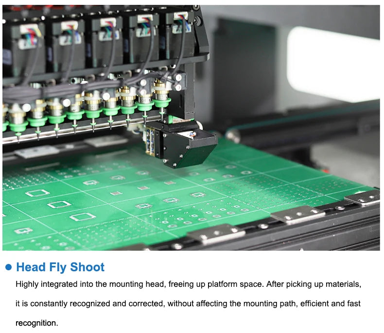 Stock in EU High Quality SMT Production Line PCB LED Manufacturing Equipment Automatic SMD Pick and Place Machine Chip Mounter