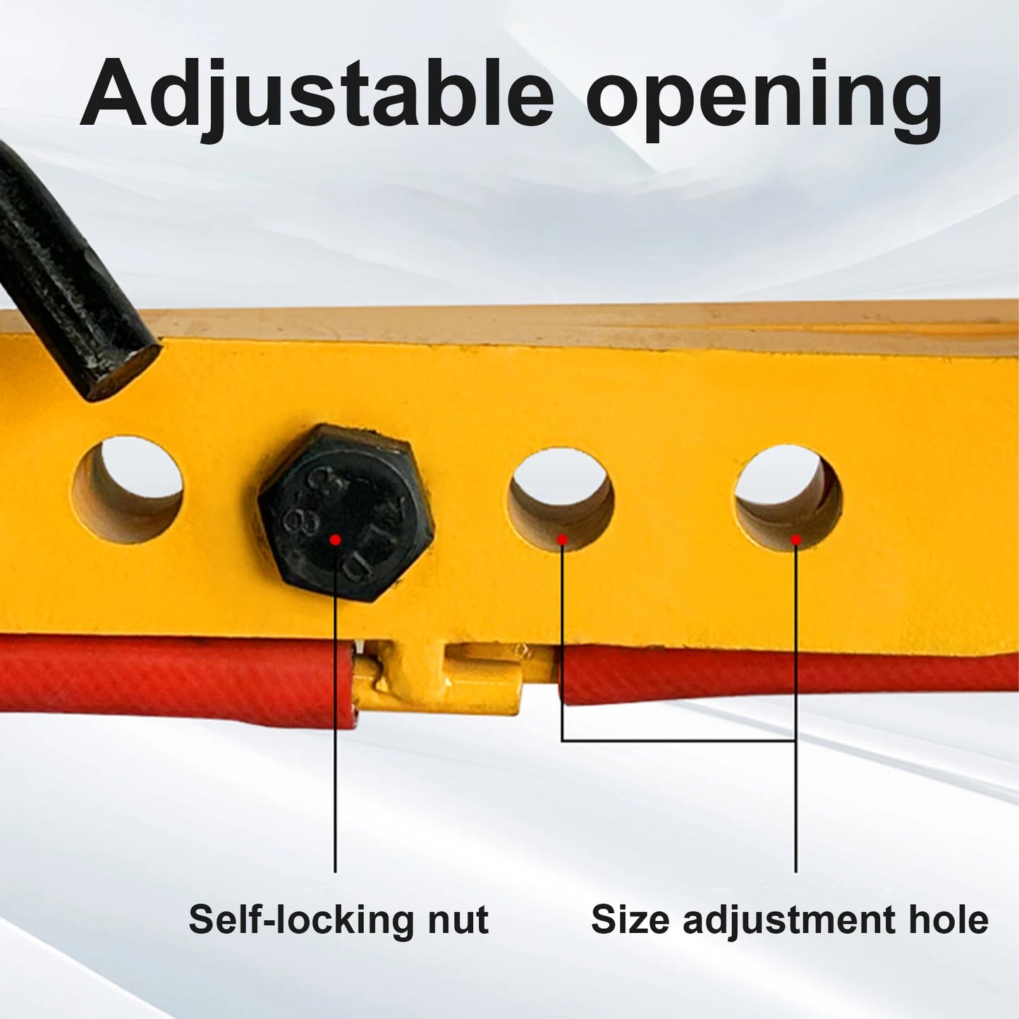 Granite Slab Lifting Clamp Chain 325/350/500/600kg Adjustable Roadside Stone Heavy Lifting Clamps for Granite Stone Marble